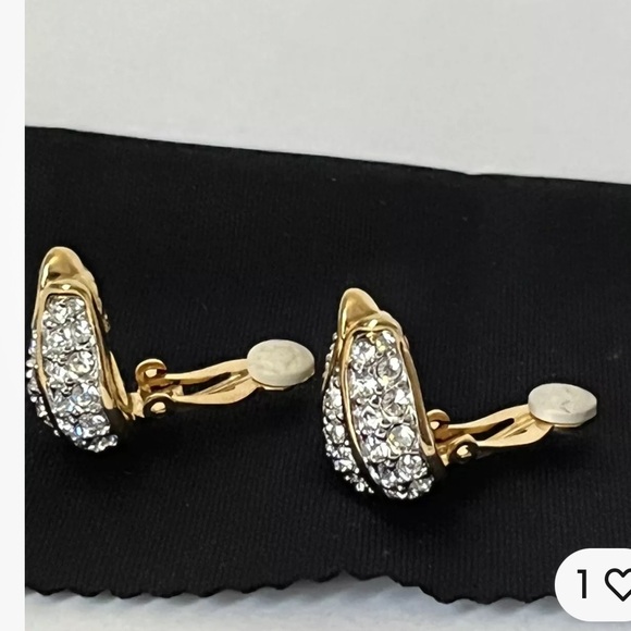 Vintage Swarovski Clip Earrings - Picture 4 of 6